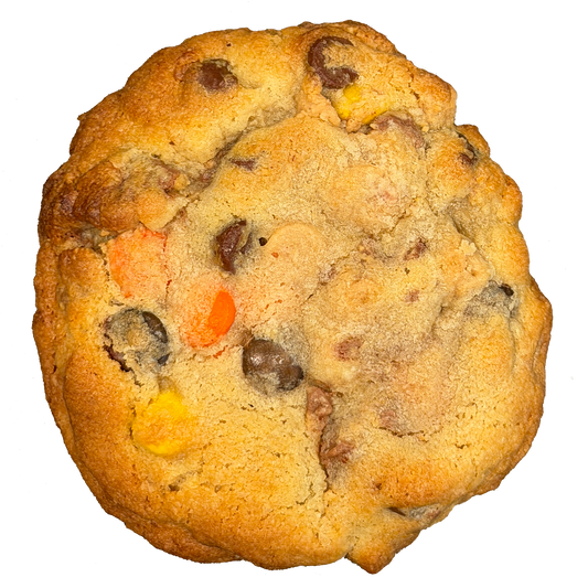Reeses Pieces, Peanut Butter Cup, Peanut Butter Chip Cookie